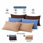 Fashion Pillow Case 6Pc Plain  MS Department Store Oman
