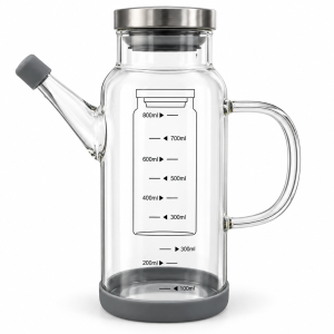Elite Houseware Glass Oil Bottle Measure 2 MS Department Store Oman