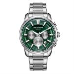 Men Brass Dial & Stainless Steel Bracelet Style Straps Analogue Multi Function Watch MS Department Store Oman