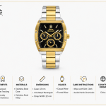 Slazenger Prestige Two-Tone Multi-Function Watch MS Department Store Oman