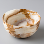 Hand-Carved Natural Onyx Decorative Bowl MS Department Store Oman