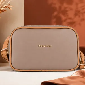 Women's Beige Crossbody Shoulder Bag MS Department Store Oman