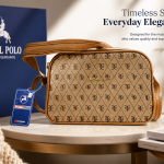 Beige Monogram Crossbody Shoulder Bag MS Department Store Oman
