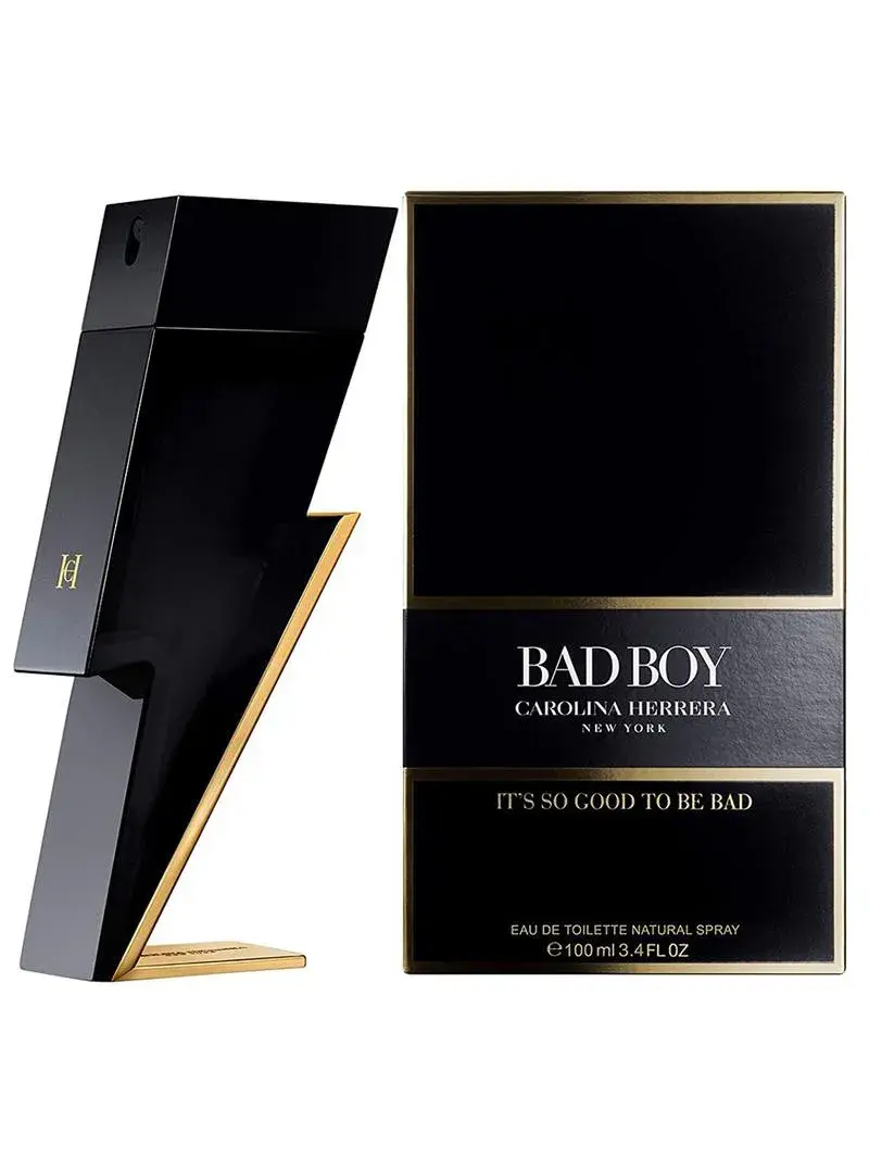 Carolina Herrera Bad Boy Edt-100Ml (Men) Ms Department Store Oman