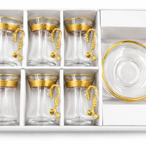 12 Piece Slim Waist Tea Set  MS Department Store Oman