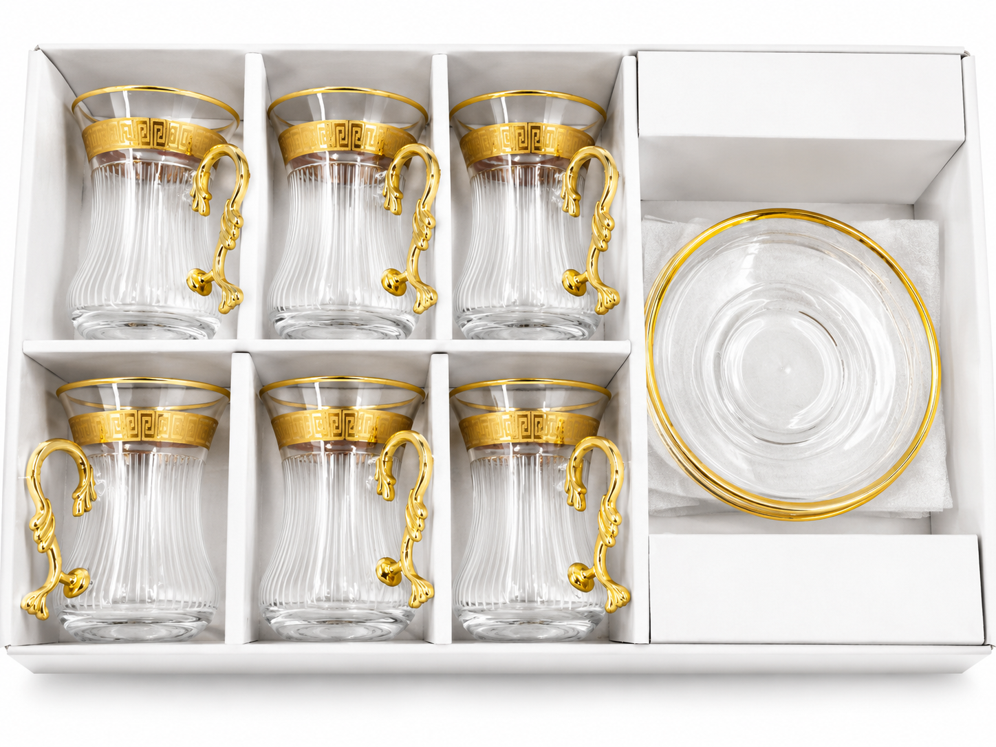 12 Piece Slim Waist Tea Set MS Department Store Oman