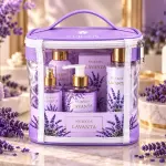 Nurxos Shower Big Bag Collection (6 Pcs Of Shampoo, Deodorant, 65Ml Perfume, Body Mist, And Body Lotion) Lavanta
