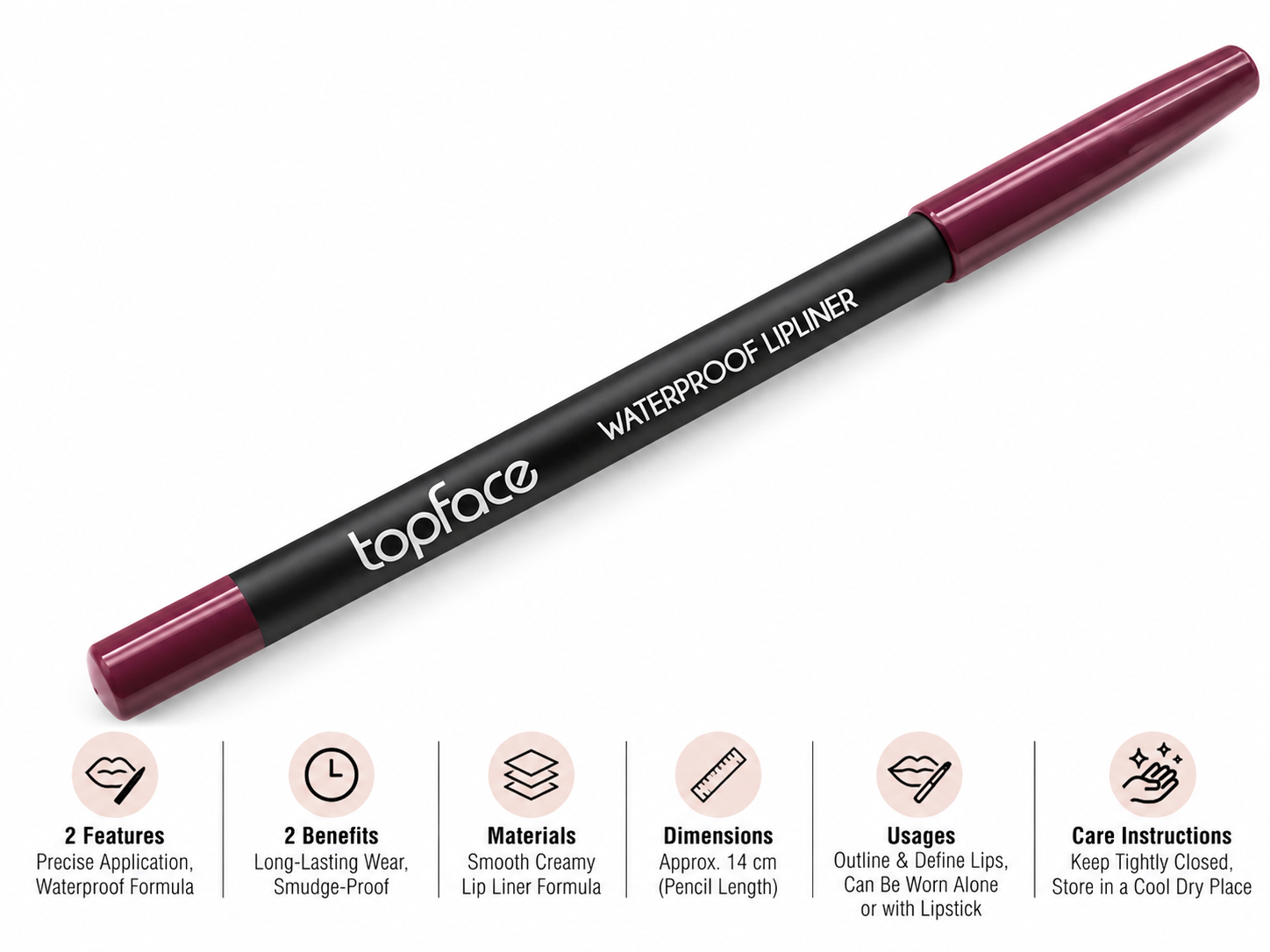 Topface Waterproof Lipliner