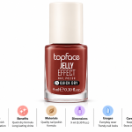 Topface Jelly Effect Nail Polish-Rust Red (Terracotta)
