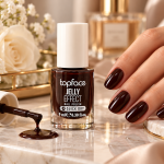 Topface Jelly Effect Nail Polish-Dark Chocolate Brown
