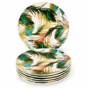 Finsera Tulu Mermer Design 7 Pcs Plate Cake Set MS Department Store Oman