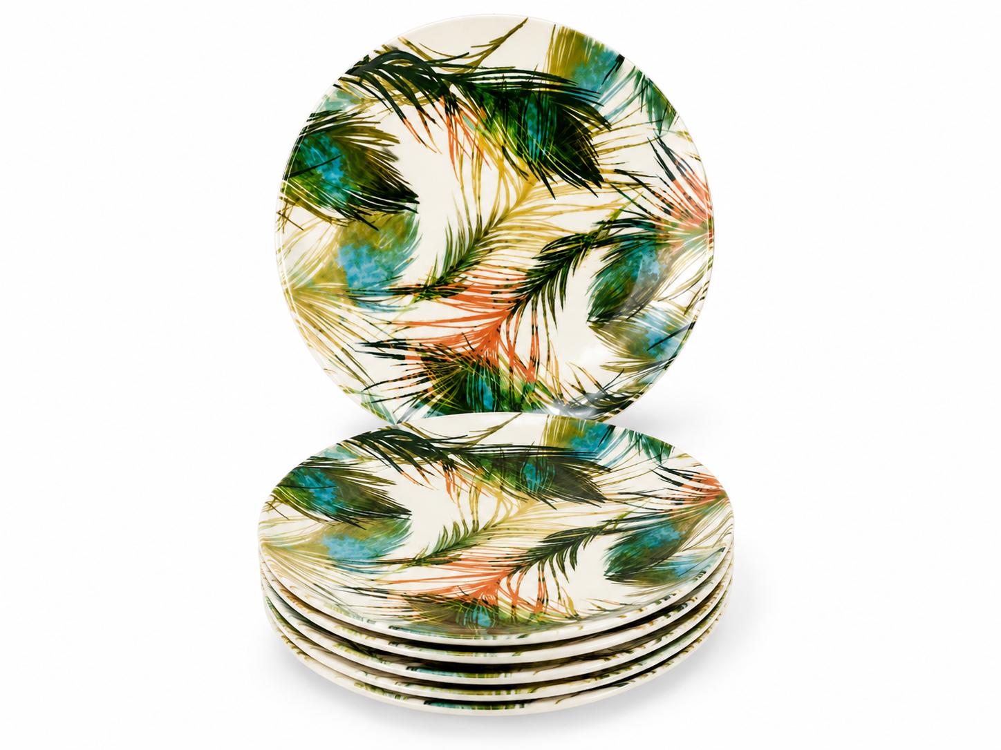 Finsera Tulu Mermer Design 7 Pcs Plate Cake Set MS Department Store Oman