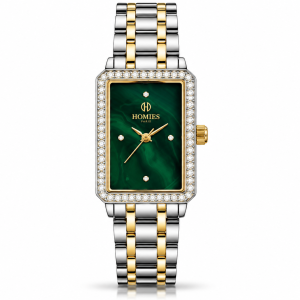 Homies Two Tone Green Rectangular Watch MS Department Store Oman