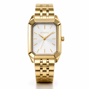 Homies Gold Rectangular Watch MS Department Store Oman