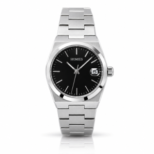 Homies Silver And Black Date Watch MS Department Store Oman
