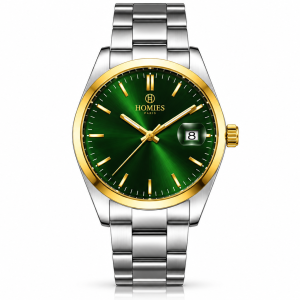 Homies Gold And Green Date Watch MS Department Store Oman