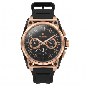 Homies Rose Gold And Black Multifunction Sport Watch MS Department Store Oman