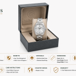 Homies Silver Stone-Set Date Watch MS Department Store Oman