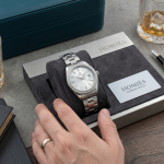 Homies Silver Stone-Set Date Watch MS Department Store Oman