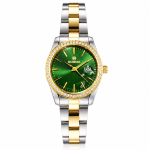 Homies Two-Tone Green Stone-Set Watch MS Department Store Oman