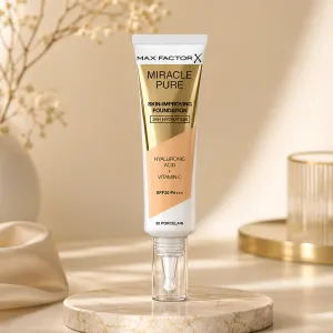 Maxfactor Miracle Pure Foundation 30 -(Porcelain) MS Department Store Oman