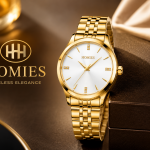 Homies Gold And White Dial Watch MS Department Store Oman
