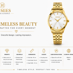Homies Gold And White Dial Watch MS Department Store Oman