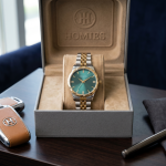 Homies Two-Tone Green Dial Watch MS Department Store Oman