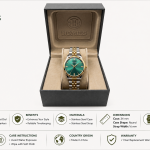 Homies Two-Tone Green Dial Watch MS Department Store Oman