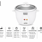 Black+Decker 0.6 L Automatic Rice Cooker MS Department Store Oman
