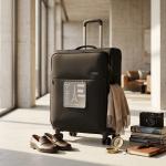 Pierre Cardin Soft Mergury 4W Trolley S   20"Black MS Department Store Oman