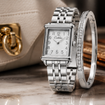 Ceshdun Classic Rectangular Dial Stainless Steel Women’S Wrist Watch With Bracelet Set MS Department Store Oman