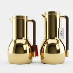 REGAL0.7Ltr. + 1.0Ltr. V-Flask Set [Champaign  / DarkWooden] MS Department Store Oman