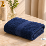 Supreme Hand Towel 41  X 66 Cm 550 Gsm Blue  MS Department Store Oman