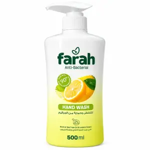 Farah Handwash Liquid - Antibacterial - 500Ml