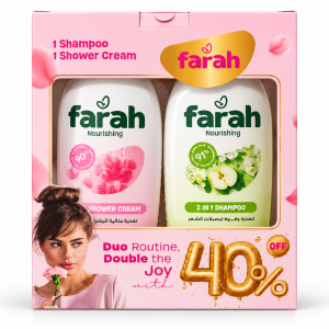 Farah Shower Cream-Nourishing (2Pc 500Ml)