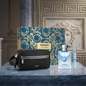 Versace Pour Homme Edt 100Ml+Travel Spray 10Ml+Gwp-Set MS Department Store Oman