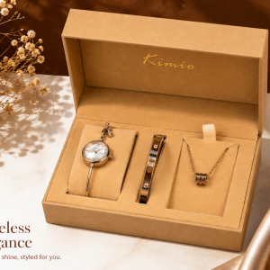Kimio Silver Plating+White Dial MS Department Store Oman