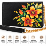 Rezvan Handmade Floral Leather Sling Bag
