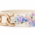 Rezvan Handmade Floral Leather Belt