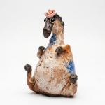 Whimsical Hand-Sculpted Ceramic Horse Figurine MS Department Store Oman