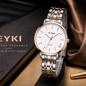 Eyki Rose Gold Plating+White Dial MS Department Store Oman