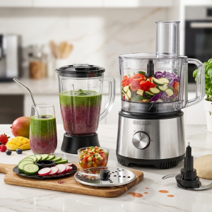 Black+Decker 800W Multifunction Food Processor MS Department Store Oman