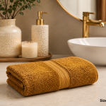 Supreme Hand Towel 41  X 66 Cm 550 Gsm Brown  MS Department Store Oman