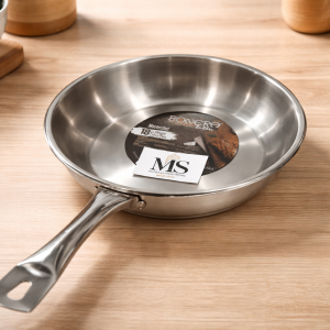 Stainless Steel Bonera Stainless Steel Fry Pan 18 Cm MS Department Store Oman