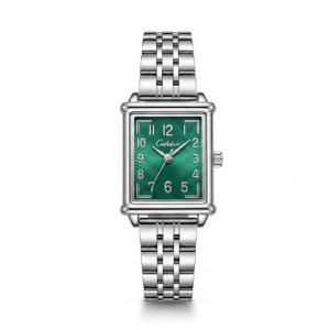 Ceshdun Elegant Green Dial Square Watch With Bracelete MS Department Store Oman