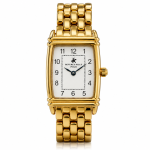 Beverly Hills Polo Club Gold-Tone Rectangular Link Watch MS Department Store Oman