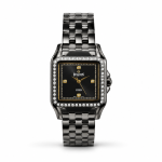 Sveston Ryen Women’s Square Dial Crystal-Bezel Stainless Steel Bracelet Watch MS Department Store Oman