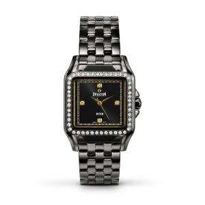 Sveston Ryen Women’s Square Dial Crystal-Bezel Stainless Steel Bracelet Watch MS Department Store Oman