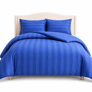 Cannon Stripe Comforter Single 4Pc Set Blue MS Department Store Oman
